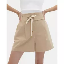 Short Para Dama Color Beige Julio 