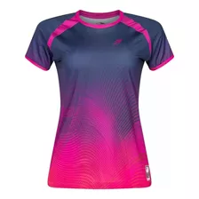 Camiseta Mormaii Beach Tennis Feminina Manga Curta Estampada