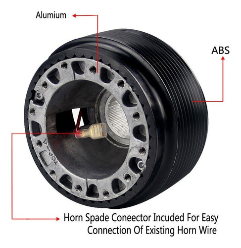 Adaptador De Cubo De Volante Universal Salm Para Vw Golf Mk3 Foto 6