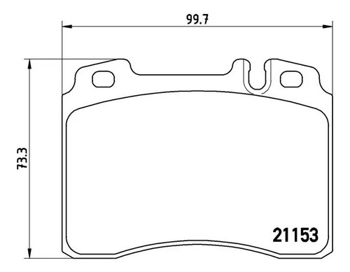 Balatas Brembo Mercedes-benz E 270 Cdi 00 A 02 Del Foto 4