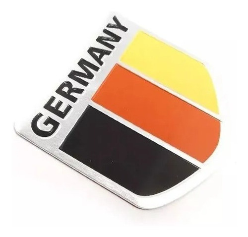 Emblema Bandera Alemania Aluminio P/ Volkswagen Audi Bmw Vw Foto 5