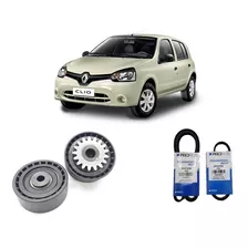 Kit Completo Correas Poli V + Tensores Clio 1.2 D4f 1.2 16v 