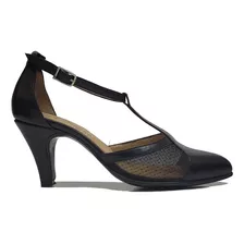 Zapatos Clásicos Sandalias Baile 2019 Cuero Mujer Art 632