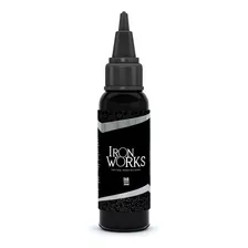 Unid 30 Ml Iron Works Tintas Todas As Cores Tattoo Tatuagem Cor Preto Escuro