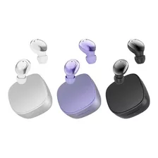 Audífonos In-ear Inalámbricos Bluetooth Morada Rosa Bonitos