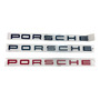 4 Emblemas Porsche Aluminio 56mm