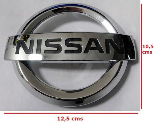 Emblema Insignia Nissan 12,5x10,5cm Foto 2