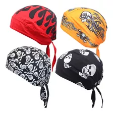 Whamz33 W 4 Piezas Doo Rags Para Hombres, Head Wraps Dew Rag