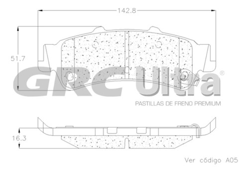 Balatas Traseras Para Gmc Sierra 1500 2006 Hybrid Foto 2