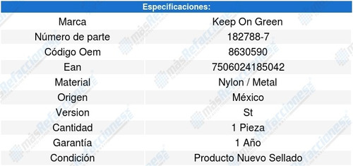 Polea Guia Distribucion Volvo S60 L5 2.4l 01-09 Kg 1348352 Foto 4