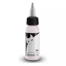 Tinta Para Tatuagem Tattoo 30ml Diversas Cores Electric Ink Cor Branco Real