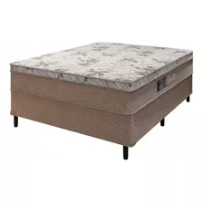  Cama Box Casal Conjunto Ortopédico D33 Portobel 138x188x53