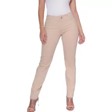 Calça Feminina Sarja Social Colorida Lycra Premium Envio 24h