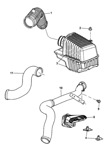 Filtro De Aire Mopar Dodge Stratus 2.4l-2.7l 2001-2006 Foto 5