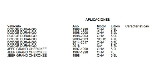 Foco Faro Dodge Durango 1999 5.9l Mopar Foto 4