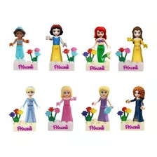 Figuras Princesas Disney Para Armar 8 Unidades