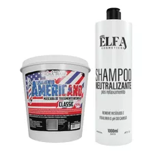 Alisamento Americano Classic 500g + Shampoo Neutralizante 1l