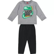 Conjunto Infantil Masculino Casaco Com Calça Kyly