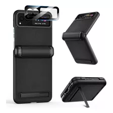 Funda De Cuero Pu Para Motorola Razr 2023 - Negro