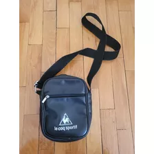 Bandolera Negra Cuero Sintético Le Coq Sportif 