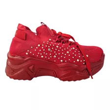 Tenis Modernos Tipo Calcetin Dama Sneakers Ligeros Chunky 