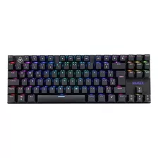 Teclado Mecânico Mancer Ghoul Mk2 Rgb Abnt2 Switch Vermelho Cor De Teclado Preto Idioma Português Brasil