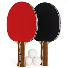 Duplex 6 Estrellas Ping Pong Paddle Juego De 2 Raquetas De T