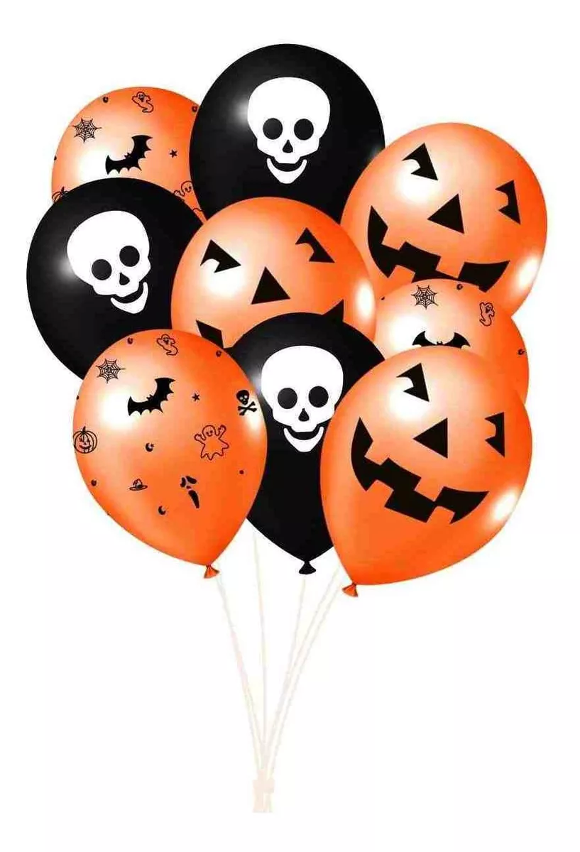Balão - Bexiga Halloween - Dia Das Bruxas - 25 Unidades