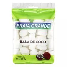 Bala Praia Grande Coco Sem Glúten 100 G 