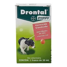 Drontal Puppy (filhotes Cães) - Vermicida E Giardicida 20ml