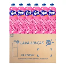 Detergente Lava Louças Ype Clear Care 500ml Caixa Fechada 24