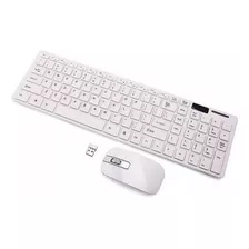 Kit Teclado + Mouse Slim Sem Fio Dock 2.4g Wireless Keyboard
