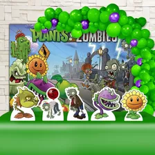 Kit Decoração De Festa Infantil Plantas Vs Zombies