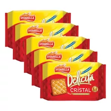 Biscoito Delicita Cristal - Kit 5 Pacotes- Vitarella