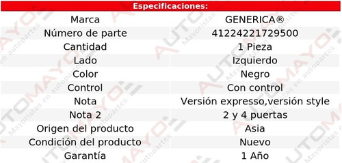 1 Espejo Izq C/control Generica Plymouth Neon 95-99 Foto 2