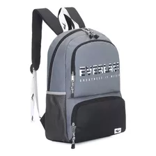 Mochila Deportiva Urbana Reforzad Hombre Mujer Niño Everlast Color Gris-16272