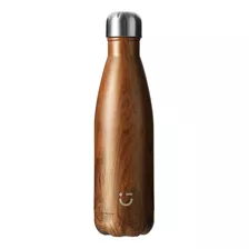 Miniso Botella Aislada De Grano De Madera De Imitación, Bote