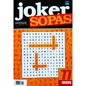 Sopas De Letras Joker NÂ° 26 - 77 Juegos