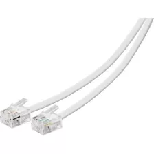 Cable De Teléfono Fijo 7' Color Blanco Insignia Ns-tplc72