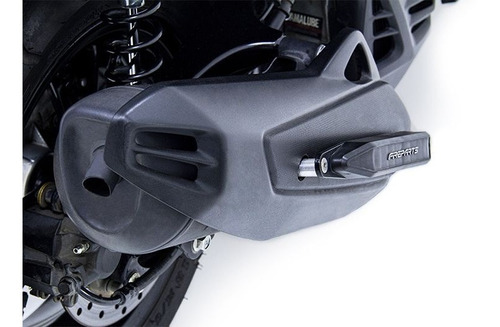 Protector De Escape Mofle Negro Yamaha N Max Fire Parts  Foto 5