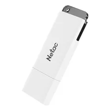 Pendrive Netac U185 64gb 3.0 Branco E Preto