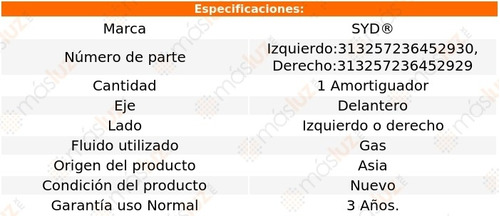 (1) Amortiguador Del Gas Der O Izq Tucson 16/19 Syd Foto 2