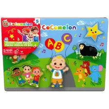 Cocomelon Wooden Sound Puzzle Rompecabezas Musical En Ingles