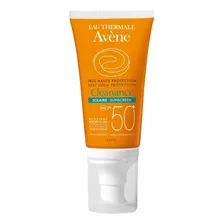 Protector Solar Avène Sin Color Fps 50 Cleanance Solar En Crema 1 Unidad De 50 Ml