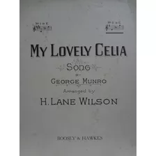 Partitura Piano Canto My Lovely Celia George Munro