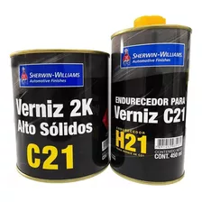 Kit Verniz 2k Alto Solidos C21 900ml Lazzuril