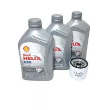 Kit De Filtro Com Óleo Kia Picanto Flex 1.0 12v Shell 5w30