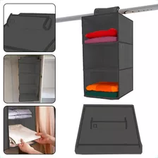 Organizador Vertical Suspenso Tnt 3 Divisórias Guarda Roupa