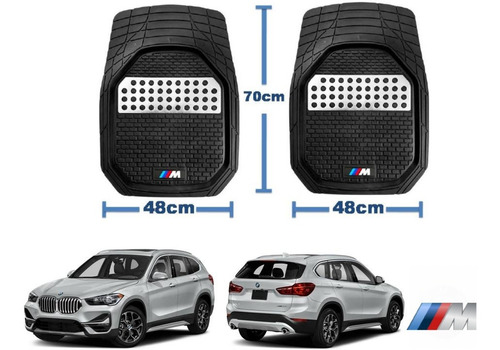 Tapetes 4pz Charola 3d Logo M-series Bmw X1 2019 A 2023 Foto 2