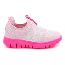 Tênis Infantil Novopé Super Flexível Rosa Meninas